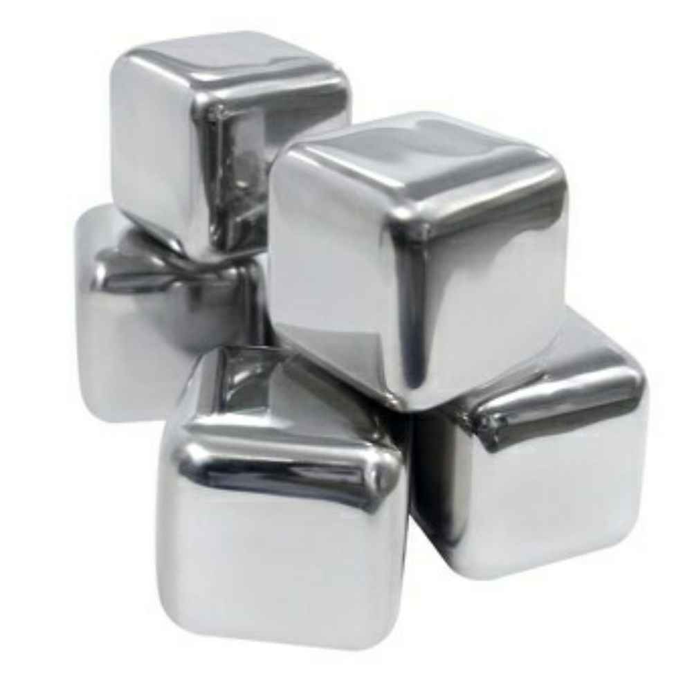 Brookstone Nice N'ICE Cubes Stainless Steel Drink